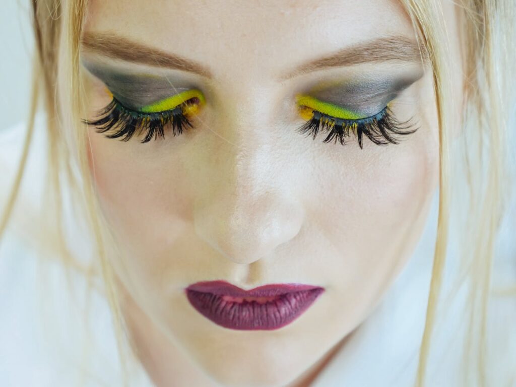 Rzęsy przed zdjęciem