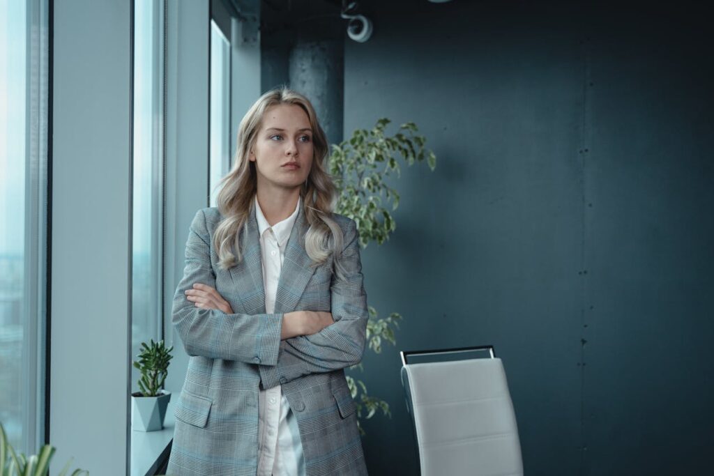 Dobrze noszona marynarka damska